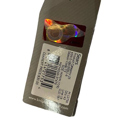 NWT Green and White Michigan State Long Sleeve Shirt - Medium Pristine Condition - Picture 8 of 11